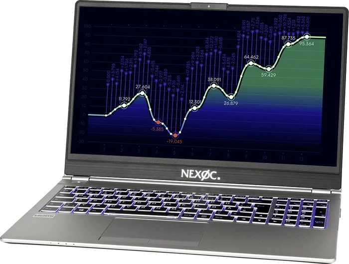 Nexoc B1504, silber, Core i5-10210U, 8GB RAM, 120GB SSD, 1TB HDD, DE