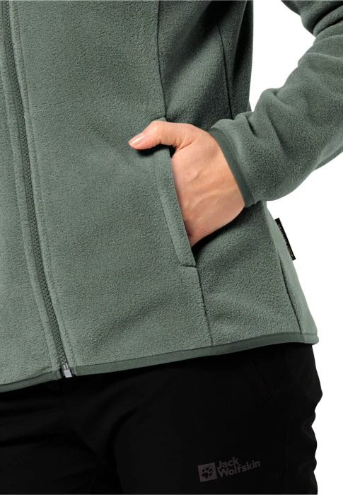 Jack Wolfskin Moonrise FZ Funktionsjacke hedge green (Damen)