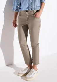 Street One 7/8-Satin Hose safari beige (Damen)