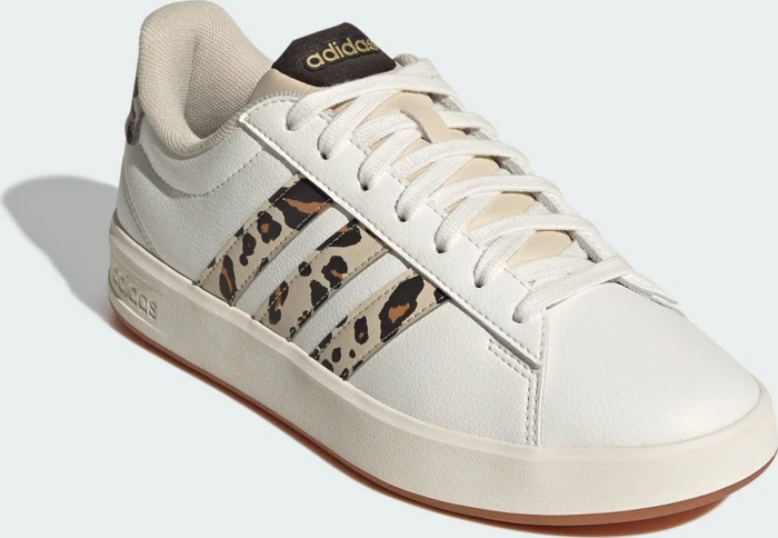 adidas Grand Court 3.0 crystal linen/aurora coffee/matte gold (Damen)