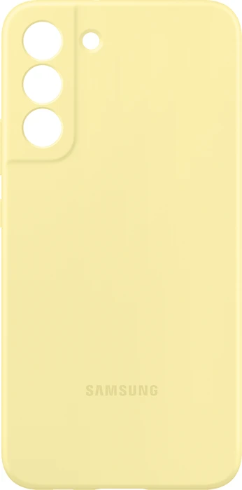 Samsung Silicone Cover für Galaxy S22+ Butter Yellow