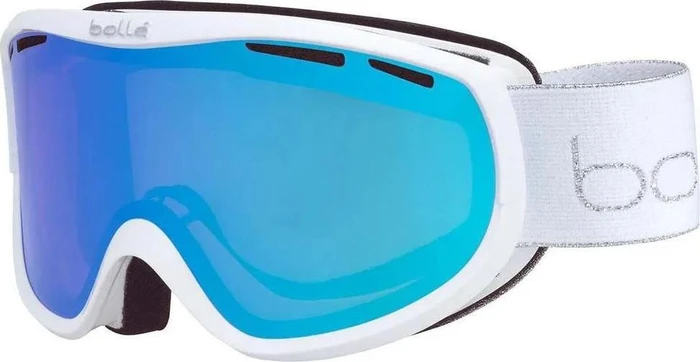 Bollé Sierra white-silver shiny/vermillon