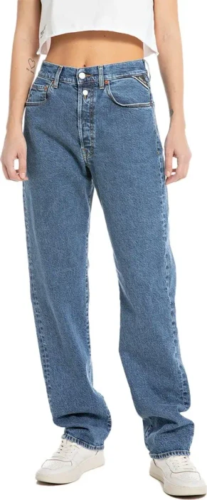 Replay W9ZERO1 Straight Fit Jeans medium blue (Damen)