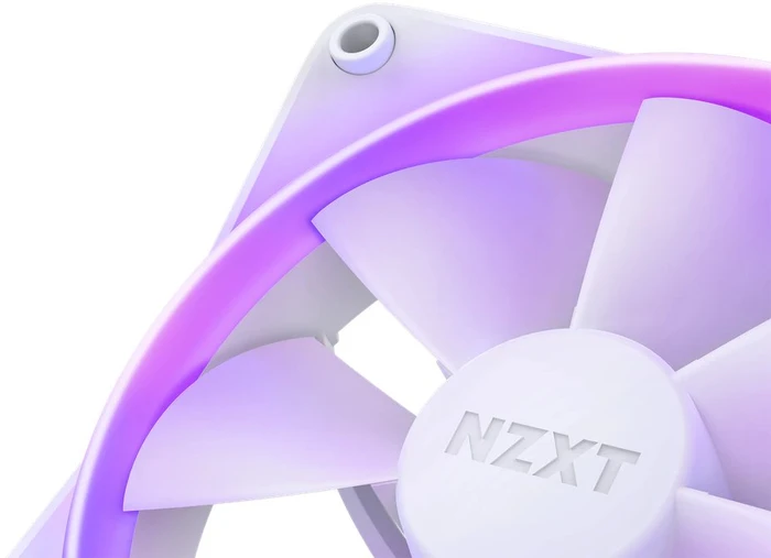NZXT F Series F140 RGB, Matte White, weiß, LED-Steuerung, 140mm, 2er-Pack