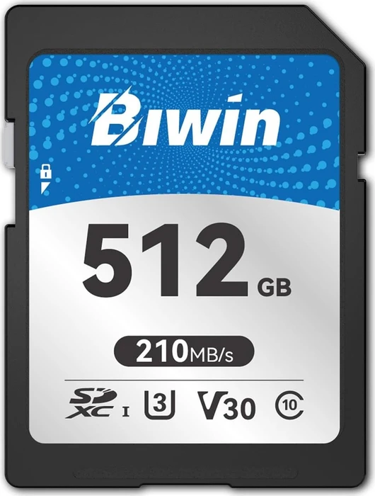 Biwin SD210 R210/W170 512GB, UHS-I U3, Class 10