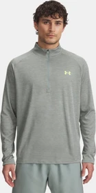 Under Armour Tech Textured Funktionsshirt langarm silica green/hydro green/high vis yellow (Herren)