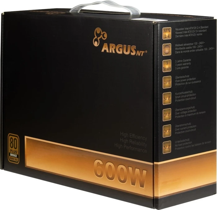 Inter-Tech ArgusNT BPS-600 600W, ATX 2.4