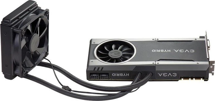 EVGA GeForce GTX 1070 FTW Hybrid Gaming, 8GB GDDR5, DVI, HDMI, 3x DP