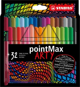 STABILO pointMax ARTY sortiert, 32er-Set, Etui