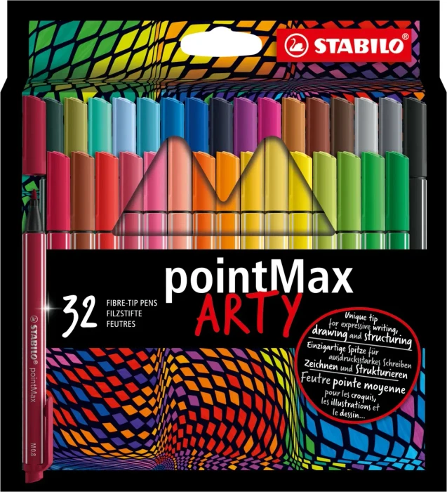 STABILO pointMax ARTY sortiert, 32er-Set, Etui