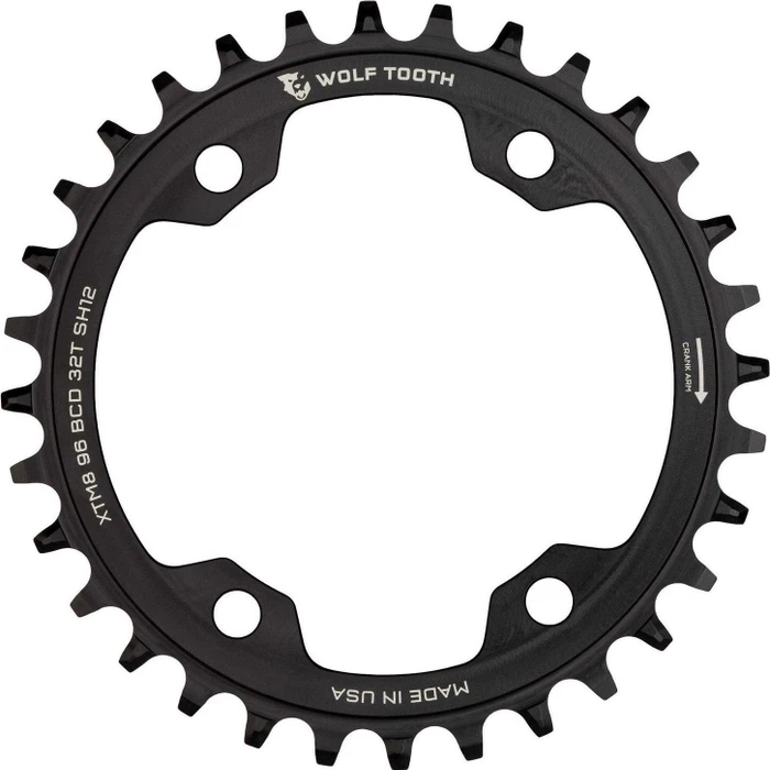 Wolf Tooth 96 mm BCD Drop Stop A 32 Zähne Kettenblatt