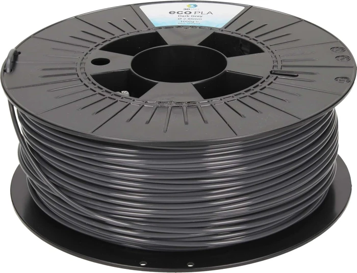 3DJake ecoPLA, dunkelgrau, Spule, 2.85mm, 500g