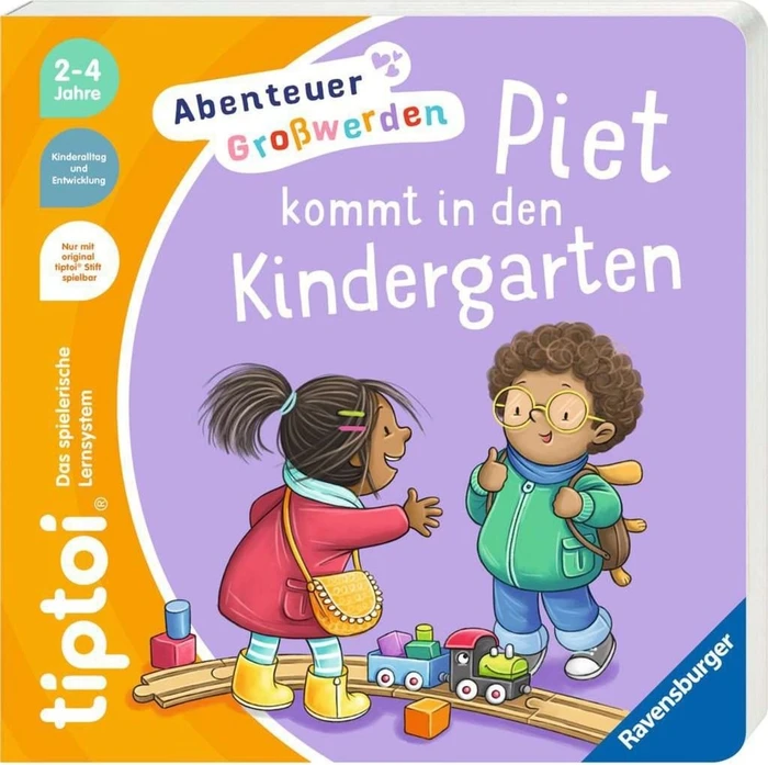 Ravensburger tiptoi Buch: Abenteuer Großwerden: Piet kommt in den Kindergarten
