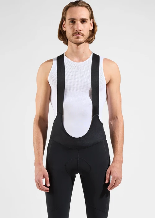 Odlo Zeroweight Warm Tights Bib Fahrradhose lang schwarz (Herren)