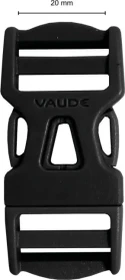 Vaude Dual Adjust 20mm Ersatzschnalle schwarz