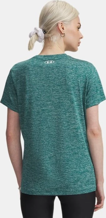 Under Armour Tech Twist Funktionsshirt kurzarm rack green/white (Damen)