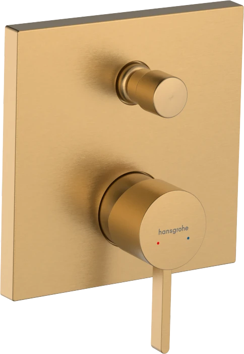 Hansgrohe Finoris Einhebel-Wannenmischer Unterputz mit integrierter Sicherungskombination nach EN1717 für iBox universal brushed bronze