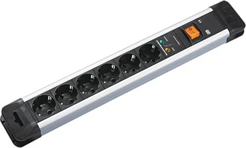 Bachmann Connectus ÜSS mit Schalter, 6-fach, 2m