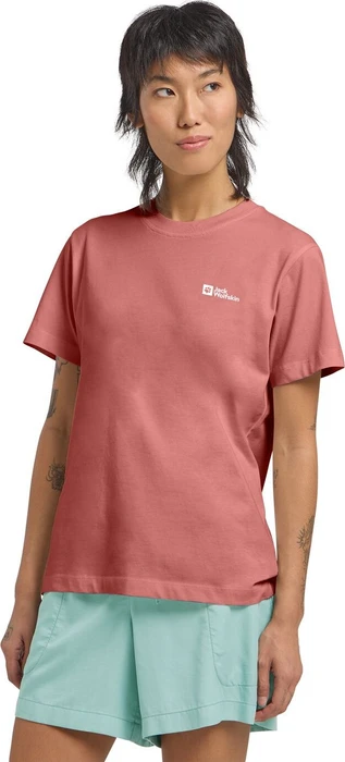 Jack Wolfskin Essential T-Shirt kurzarm mineral red (Damen)