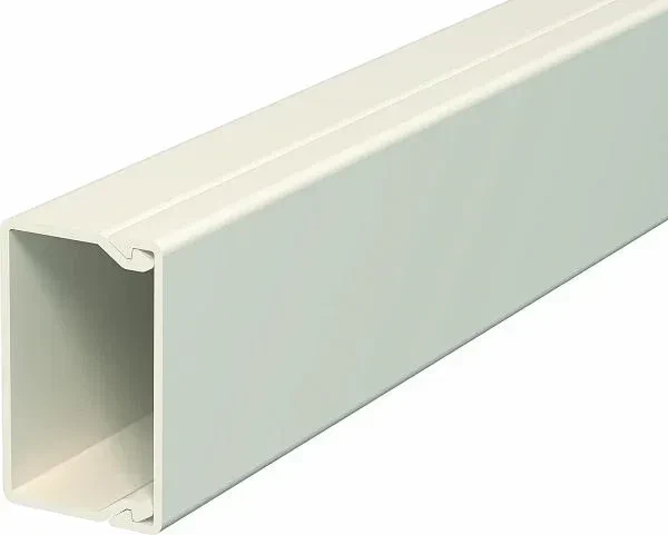 OBO Bettermann WDK25040CW Kabelkanal, 40x25mm, 2m, cremeweiß