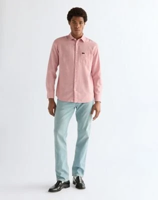 Wrangler Regular 1 Pocket Hemd langarm dusty rose (Herren)