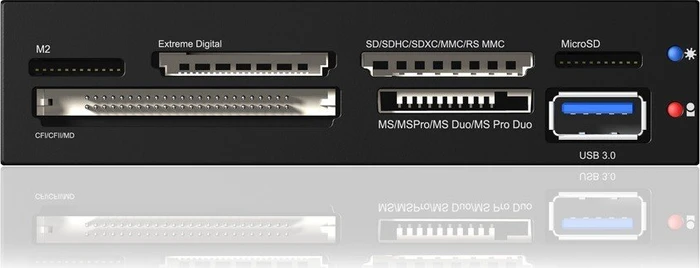 RaidSonic Icy Box IB-865-B Multi-Slot-Cardreader, USB 3.0 19-Pin Stecksockel [Stecker]