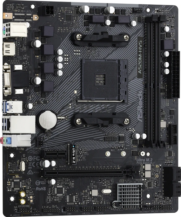 ASRock A520M-HVS (AMD AM4)
