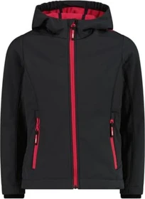 CMP Softshell Melange Fix Hood Funktionsjacke antracite-carminio (Junior)