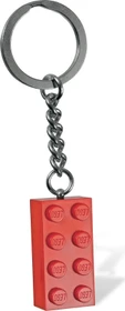 LEGO Schlüsselanhänger - LEGO Stein rot