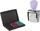 trodat Creative Mini Handstempel mit 12 Abdrucken "Bullet Journal" inkl. 3-farbigem Kissen, 30x5mm, pastell lila, 2er-Set (198204)