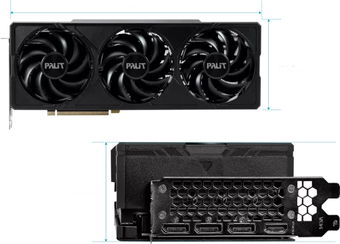 Palit GeForce RTX 4070 JetStream, 12GB GDDR6X, HDMI, 3x DP