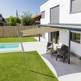 Windhager Cannes Sonnensegel 300x300cm taupe