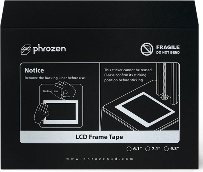 Phrozen LCD Frame Tape - Sonic 4K XL 2022 Wartung/Pflege