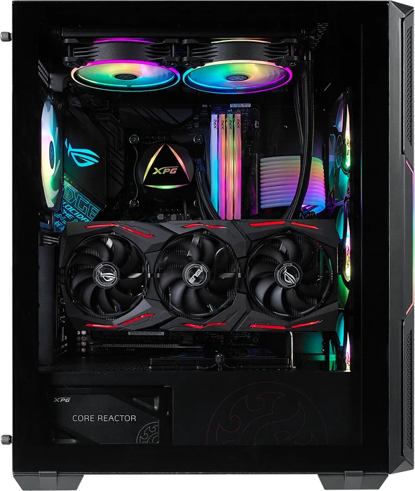 ADATA XPG Starker, schwarz, Glasfenster