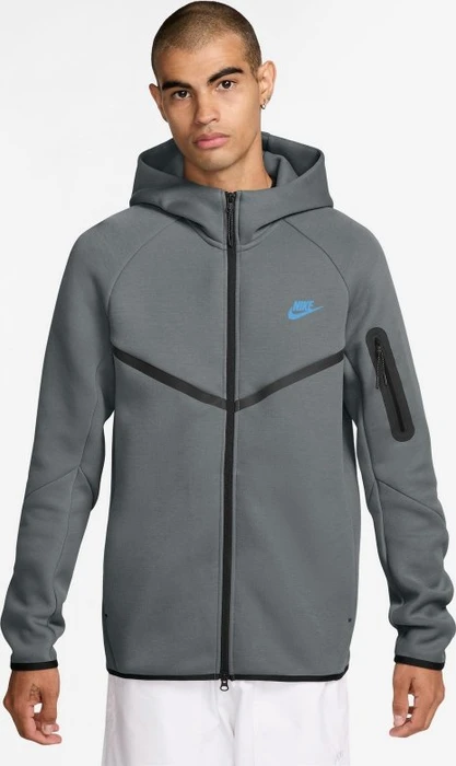 Nike Tech Fleece Windrunner Hoodie smoke grey/football blue (Herren)