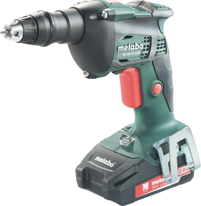 Metabo SE 18 LTX 4000 Akku-Trockenbauschrauber inkl. Koffer + 2 Akkus 2.0Ah
