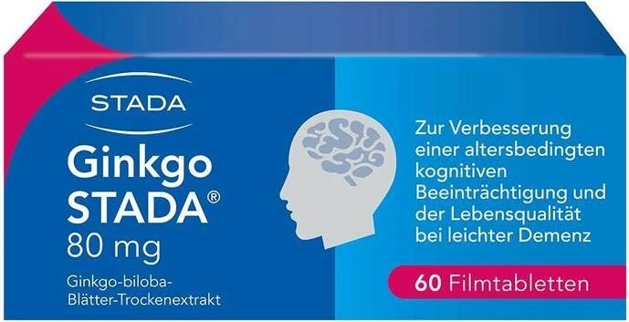 Stada Ginkgo Stada 80mg Filmtabletten, 60 Stück