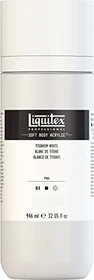 Liquitex Professional Soft Body Acrylic titanium white, 946ml
