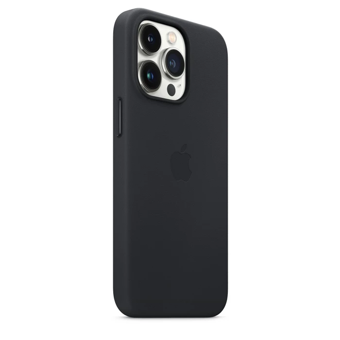 Apple Leder Case mit MagSafe für iPhone 13 Pro Mitternacht