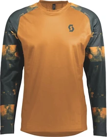 Scott Trail Storm Trikot langarm copper orange/tree green (Herren)