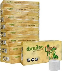 Dundee Toilettenpapier 3-lagig weiß, 72 Rollen