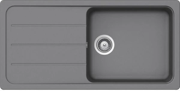 Schock Formhaus D-100L Unterbau Becken reversibel croma