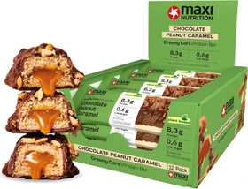 MaxiNutrition Creamy Core Protein Riegel Chocolate Peanut Caramel 540g (12x 45g)