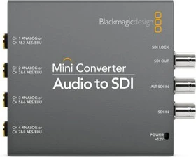 Blackmagic Design MiniConverter Mini Converter Audio to SDI (BM-CONVMCAUDS2)