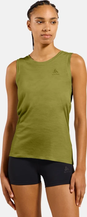 Odlo Natural Merino 160 Crew Funktionsshirt ärmellos guacamole (Damen)