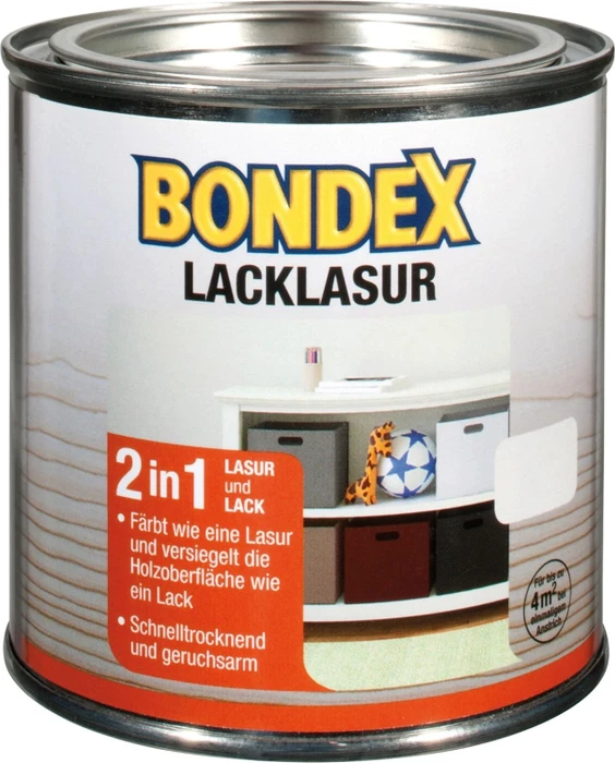 Bondex Lacklasur 2in1 Innen Holzschutzmittel, 375ml