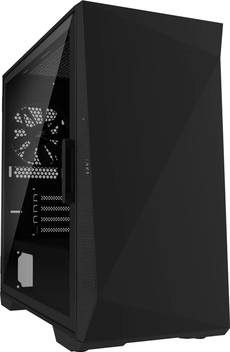 Zalman Z1 Iceberg_Black, schwarz, Glasfenster