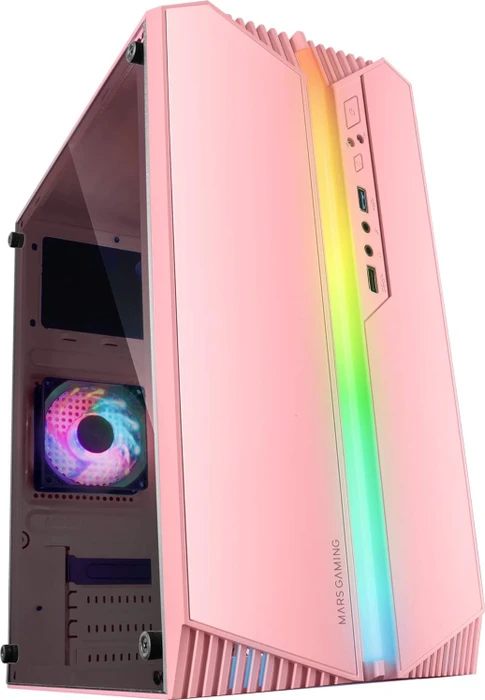 Mars Gaming MC-S1P, pink, Acrylfenster