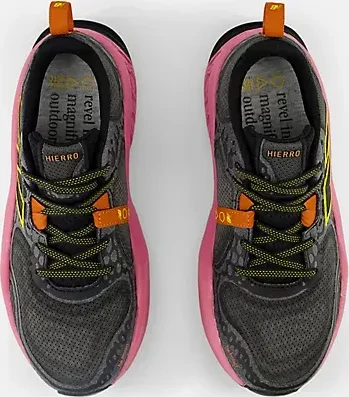 New Balance Fresh Foam X Hierro v8 black/real pink/ginger lemon (Damen)