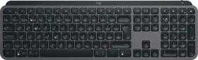 Logitech MX Keys S, Graphite, schwarz, LEDs weiß, Logi Bolt, USB/Bluetooth, CH (920-011571)